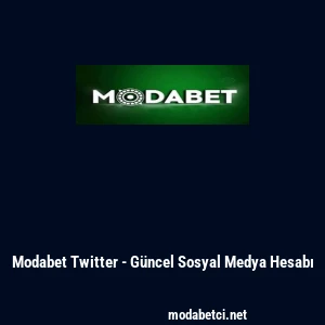 Modabet Twitter - G&uuml;ncel Sosyal Medya Hesabı